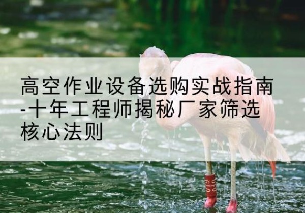 雅江剪叉式升降机厂家-高空作业设备选购实战指南-十年工程师揭秘厂家筛选核心法则